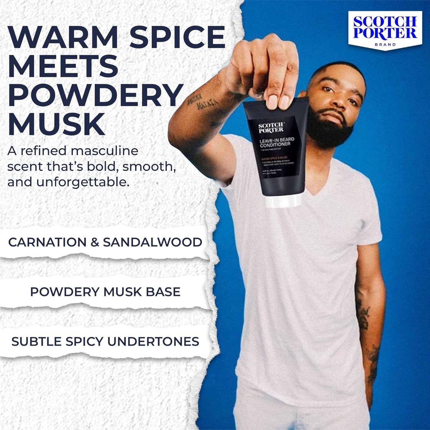 Scotch Porter Leave-In Beard Conditioner - Deep Conditioning Softener for Hydration & Shine | 4 oz.