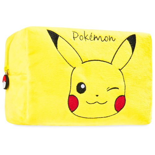 Pokemon Makeup Bag - Pikachu Cosmetic Travel Bag for Women, Men & Kids | Perfect Holiday Gift
