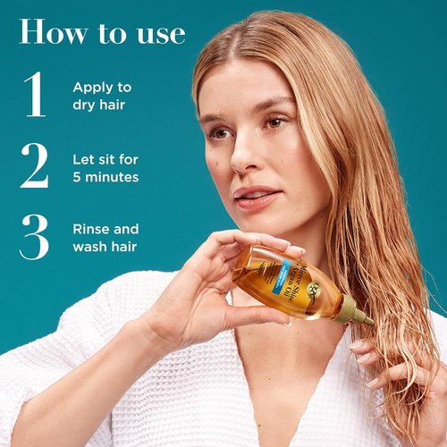 OGX Mirror Shine Argan Oil Pre-Wash Hair Gloss - 48 Hours of Glossy Shine & Nourishing Repair, 4 fl. oz