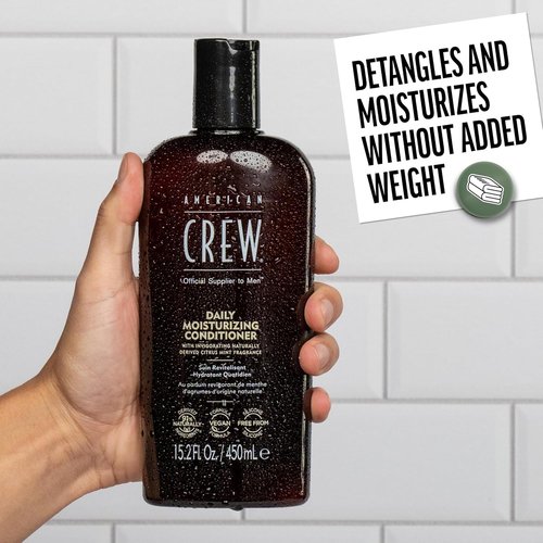American Crew Conditioner for Men - Daily Moisturizer with Vegan Formula & Citrus Mint Fragrance | 15.2 Fl Oz
