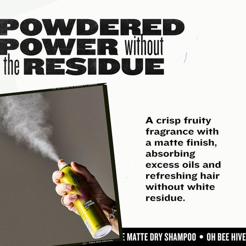 Bed Head by TIGI Oh Bee Hive Volumizing Dry Shampoo - Refresh & Add Volume for Day 2 Hair | 6 oz