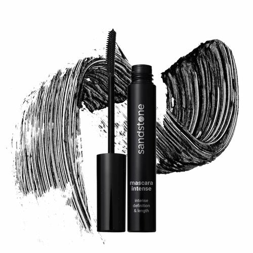 Sandstone Scandinavia Hypoallergenic Mascara for Sensitive Eyes - Smudge-Proof, Lengthening & Vegan - Black