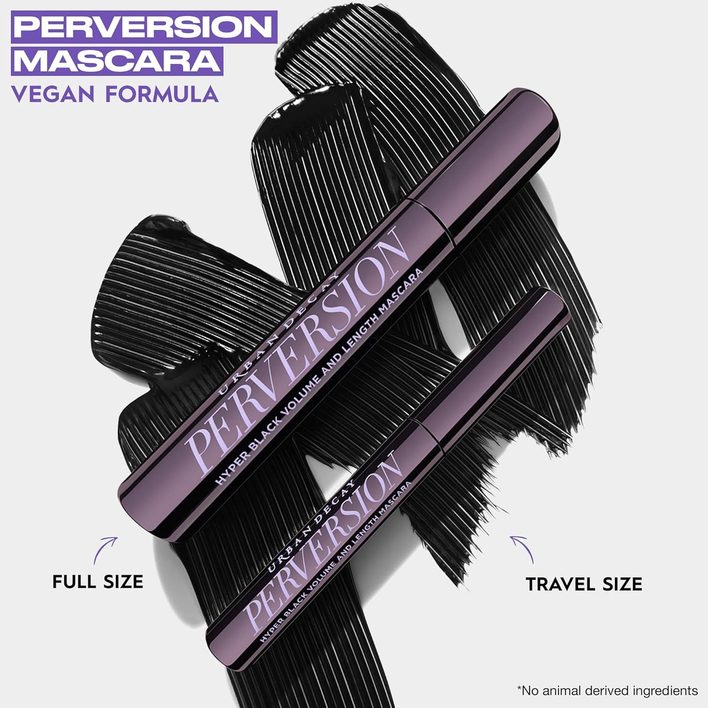 Urban Decay Perversion Volumizing Mascara - Black, Lengthening & Smudge-Resistant Formula, 16HR Wear