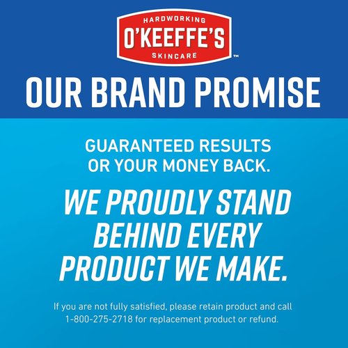 O'Keeffe's Foot Cream - Guaranteed Relief for Extremely Cracked, Dry Feet | 3 oz Tube (2 Pack)