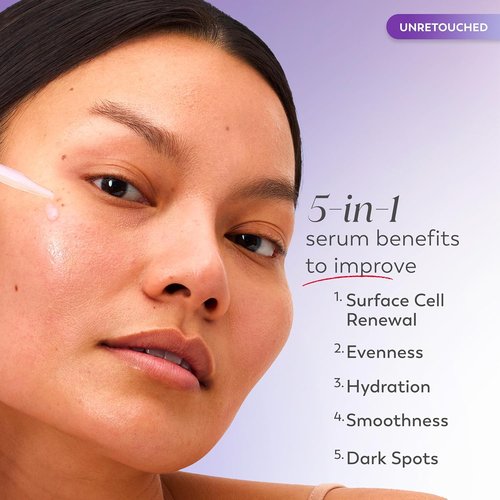 Olay Super Serum Night Repair - Fragrance-Free 5-in-1 Formula with Niacinamide & Peptides | 1.7 Oz