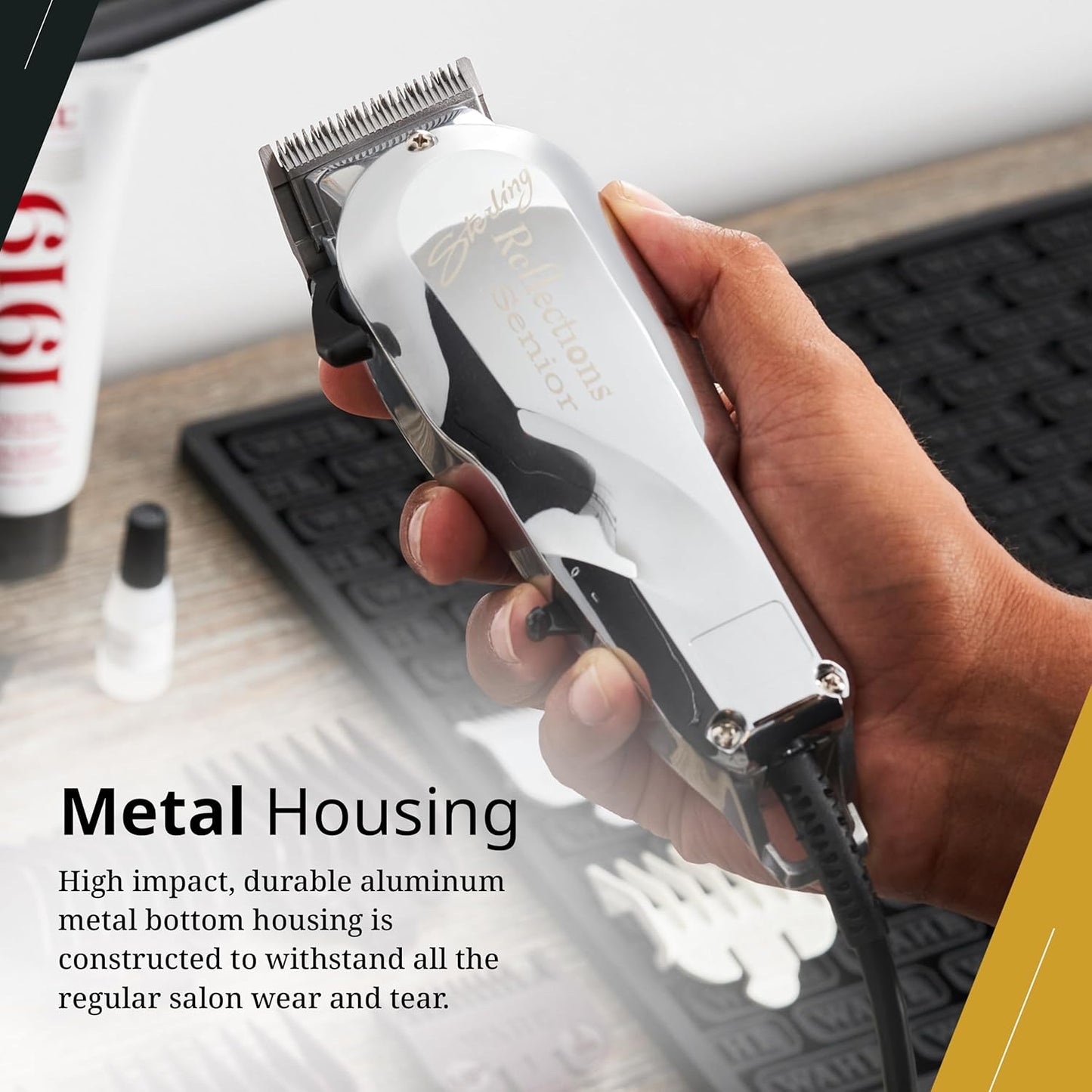 Wahl Professional Hair Clipper - V9000 Motor with Adjustable Taper Lever | Durable Metal Housing