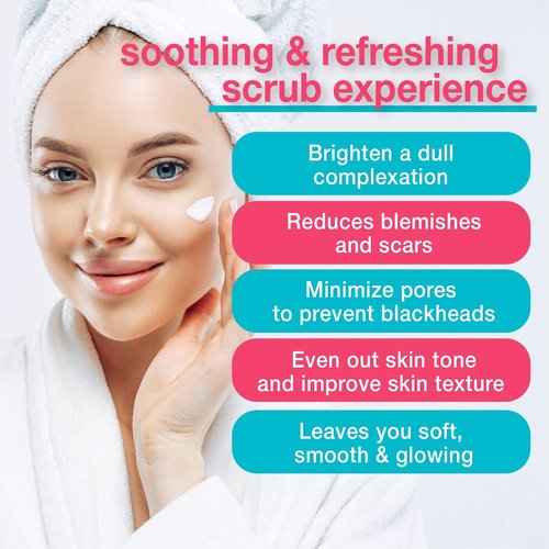Regine Switzerland Microdermabrasion Facial Scrub - Exfoliating Cream with Dermatologist-Grade Crystals for Anti-Aging & Dullness | 4 Ounce