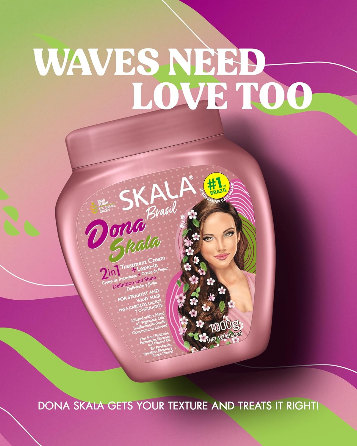 SKALA Dona Hair Cream - Nourishing Formula for Soft, Healthy Hair | 1 Pack