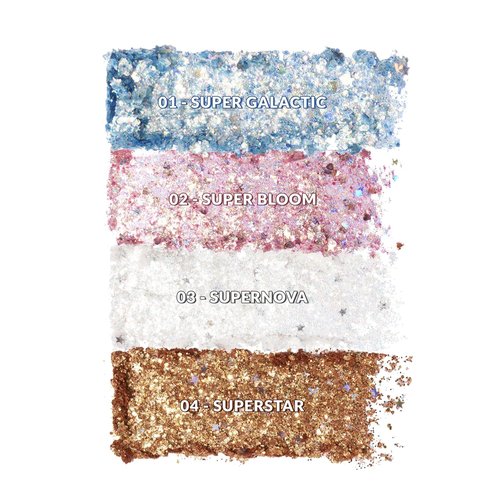 KimChiChic Beauty Glitter Sharts - Chunky Face & Body Glitter for Bold Sparkle | Super Nova, 2.5g