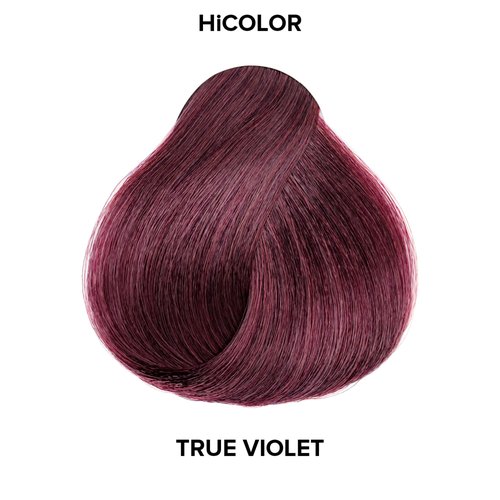 L'Oréal Technique HiColor Violet & Blacks Permanent Hair Color - Anti-Breakage Ceramide R Complex, Multi-Lift with No Brassiness, For Dark Bases, Long Lasting Color, True Violet H