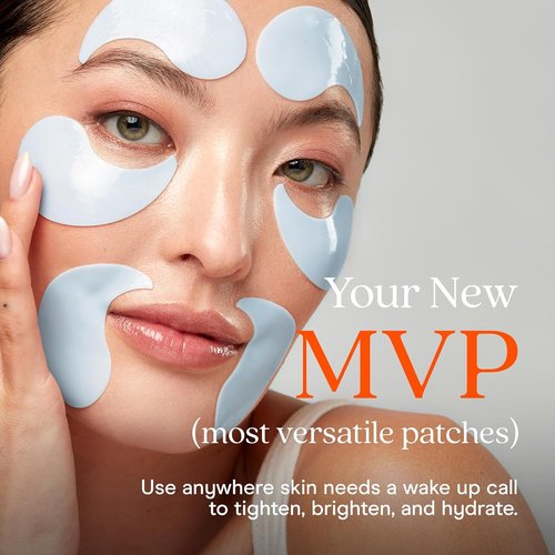 NuFACE IonPlex Hydra-Gel Under Eye Patches - Cooling Treatment for Puffy Eyes & Dark Circles (60 Count)