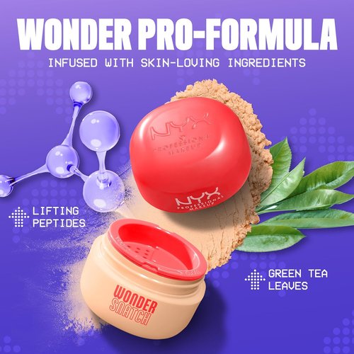 NYX PROFESSIONAL MAKEUP Wonder Snatch Setting Powder - Lifting Loose Powder for Up to 16HR Wear | Peach Posse