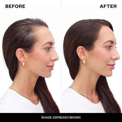 IGK Never Miss Root and Scalp Touch-Up Spray for Gray Coverage – Dark Brown Hair Color, Sweat-Resistant, Waterproof, Natural-Looking Root Concealer, 2.0 oz