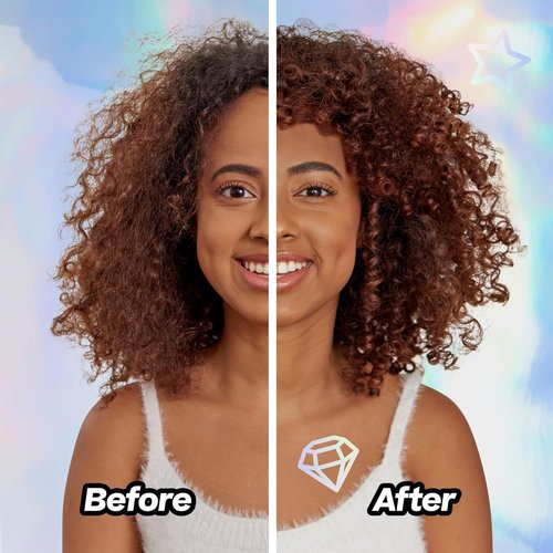 Hally Hair Fluffy G Hair Gloss - 3.4 fl oz Brown Hair Color Glaze for High Shine & Vibrant, Fuller-Looking Hair