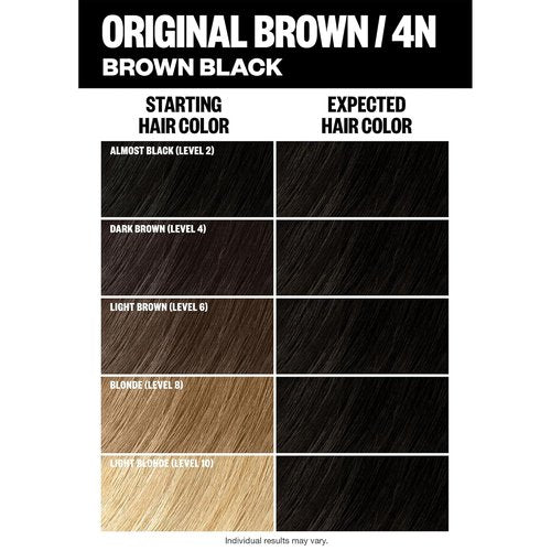 IGK Permanent Hair Dye Color Kit - 4N Original Brown | 100% Gray Coverage, Strengthens & Adds Shine, Ammonia Free