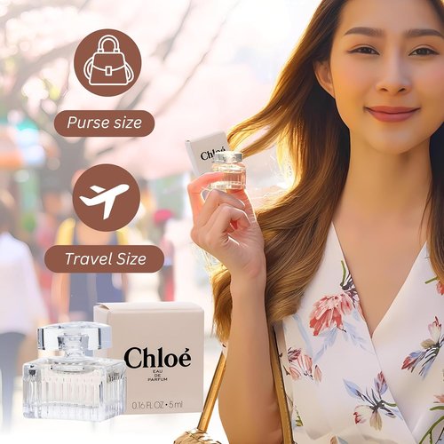 Chloe Perfume for Women - EDP Mini Splash 0.16 Fl Oz | Elegant Fragrance for Daily Wear
