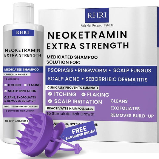 Skiennix Anti Fungal Shampoo - Medicated Formula for Dandruff & Folliculitis | Soothes Itchy Scalp