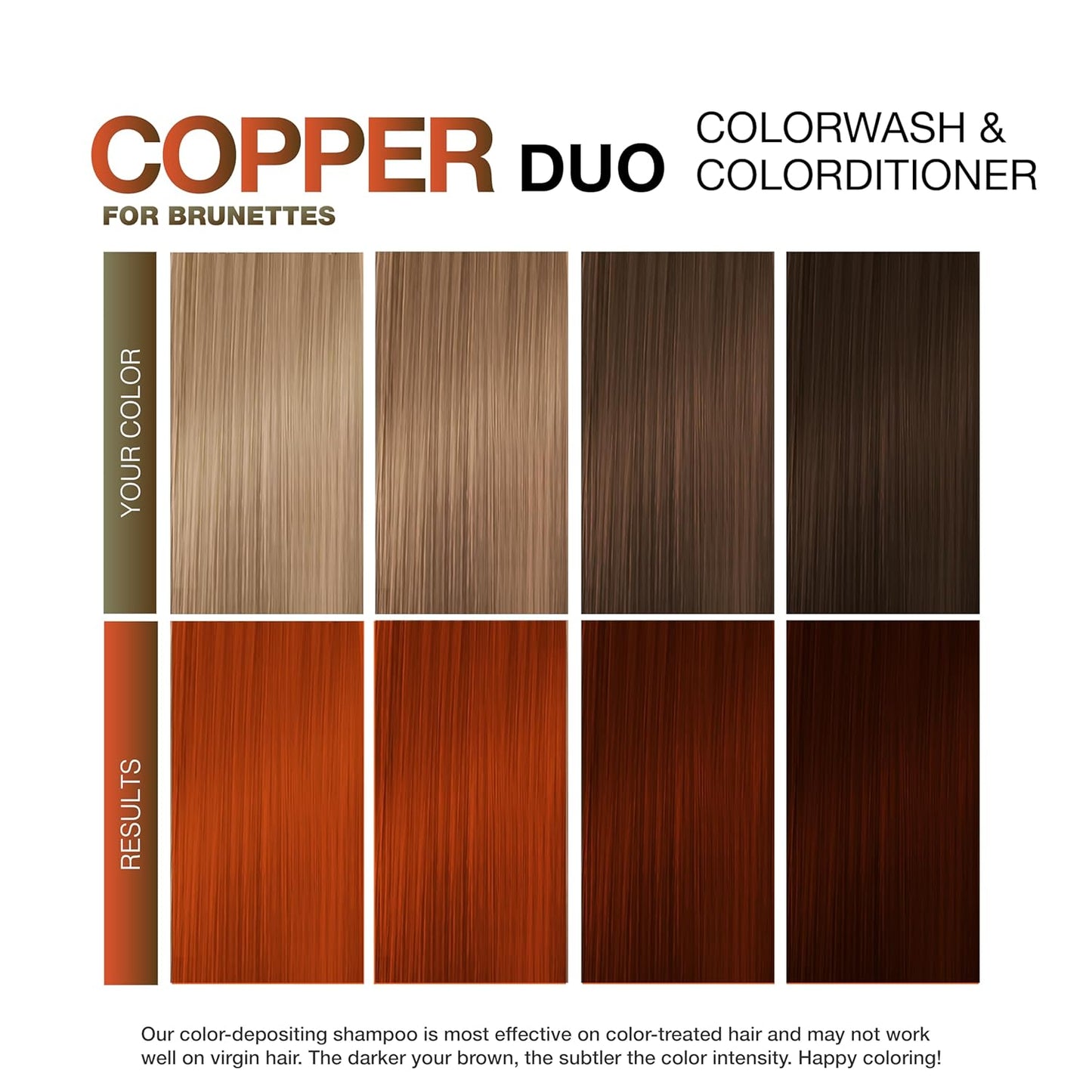 Skiennix Copper Hair Color Duo - Perfect Shades for Brunette Hair | Long-Lasting Vibrancy