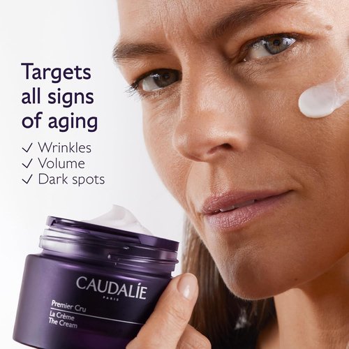 Caudalie Premier Cru Anti-Aging Moisturizer - Refillable Cream, 50 mL for Youthful Skin