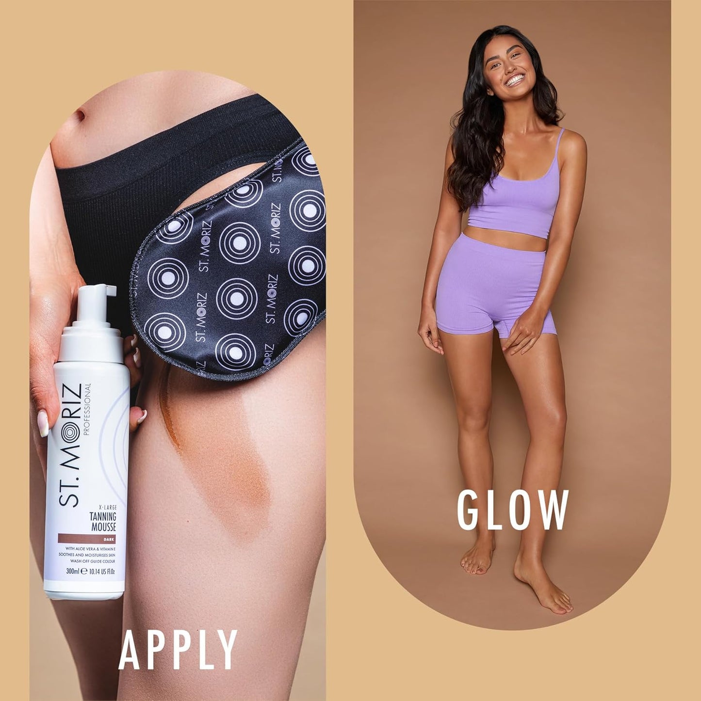 St Moriz Velvet Self Tanning Mitt - Reusable Applicator Glove for Streak-Free Tan - Perfect for All Self Tanners - Single Pack