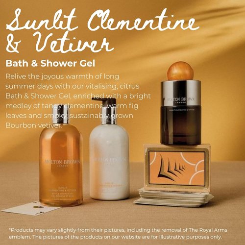 Molton Brown Body Wash - Sunlit Clementine & Vetiver | Refreshing 10 fl. oz. Size