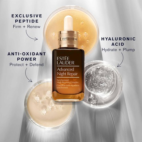 Estée Lauder Advanced Night Repair Serum - Synchronized Multi-Recovery Complex with Hyaluronic Acid & Peptides | Anti-Aging & Hydrating Formula