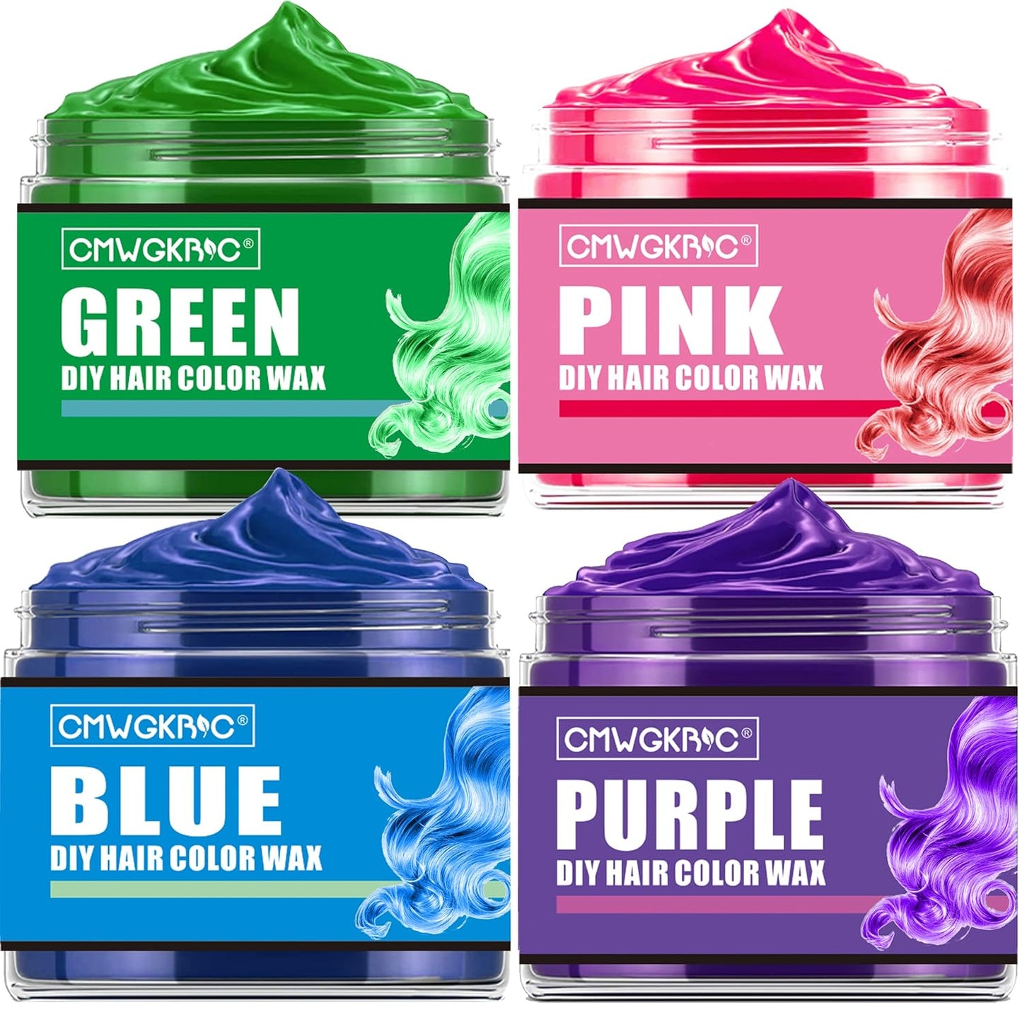 Skiennix Temporary Hair Color Spray - Vibrant Purple, Green, Blue & Pink | Perfect for Parties & Cosplay