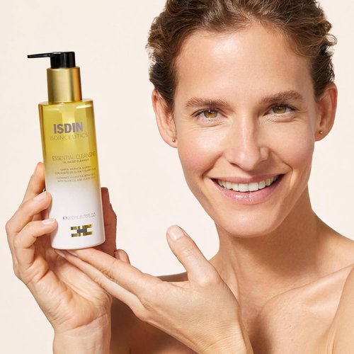 ISDIN Isdinceutics Essential Cleansing Oil - Radiant Skin Facial Cleanser, 6.76 FL OZ