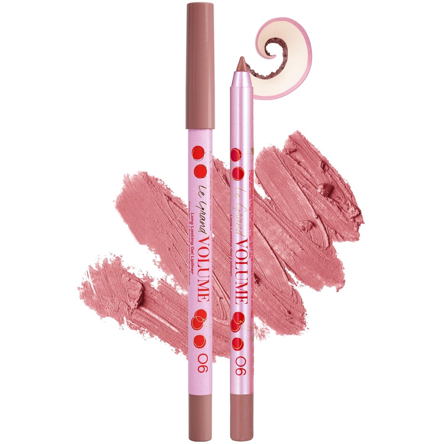 Vivienne Sabó Gel Lipliner - Long-Lasting Smudge-Proof Lip Liner | 06 Natural Pink, Creamy Precision Formula