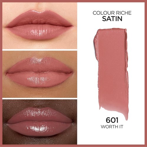 L’Oréal Paris Colour Riche Lipstick Set - Bold Satin Lipstick & Creamy Lip Liner | Nourished Color, 1 Kit