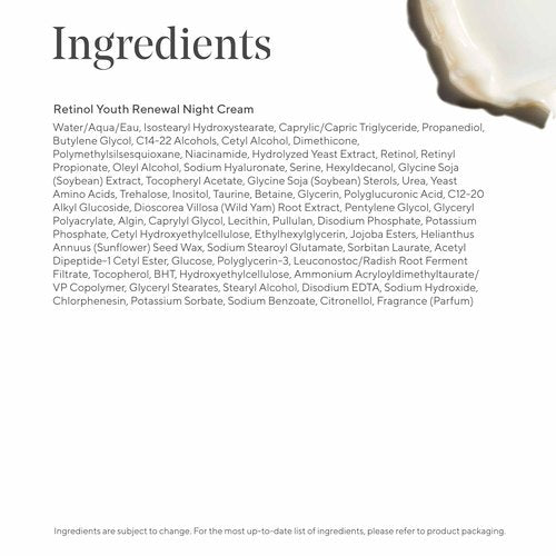 Murad Retinol Youth Renewal Night Cream - Anti-Aging Moisturizer with Tri-Active Retinol & Niacinamide - 1.7 Fl Oz