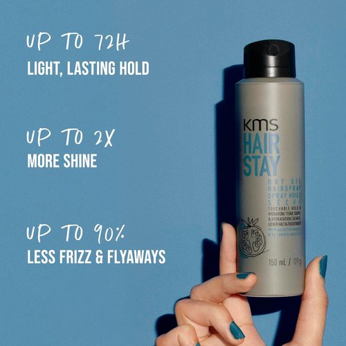 HairStay Dry Oil Hairspray - Lightweight Hold for All Hair Types | Non-Greasy Finish