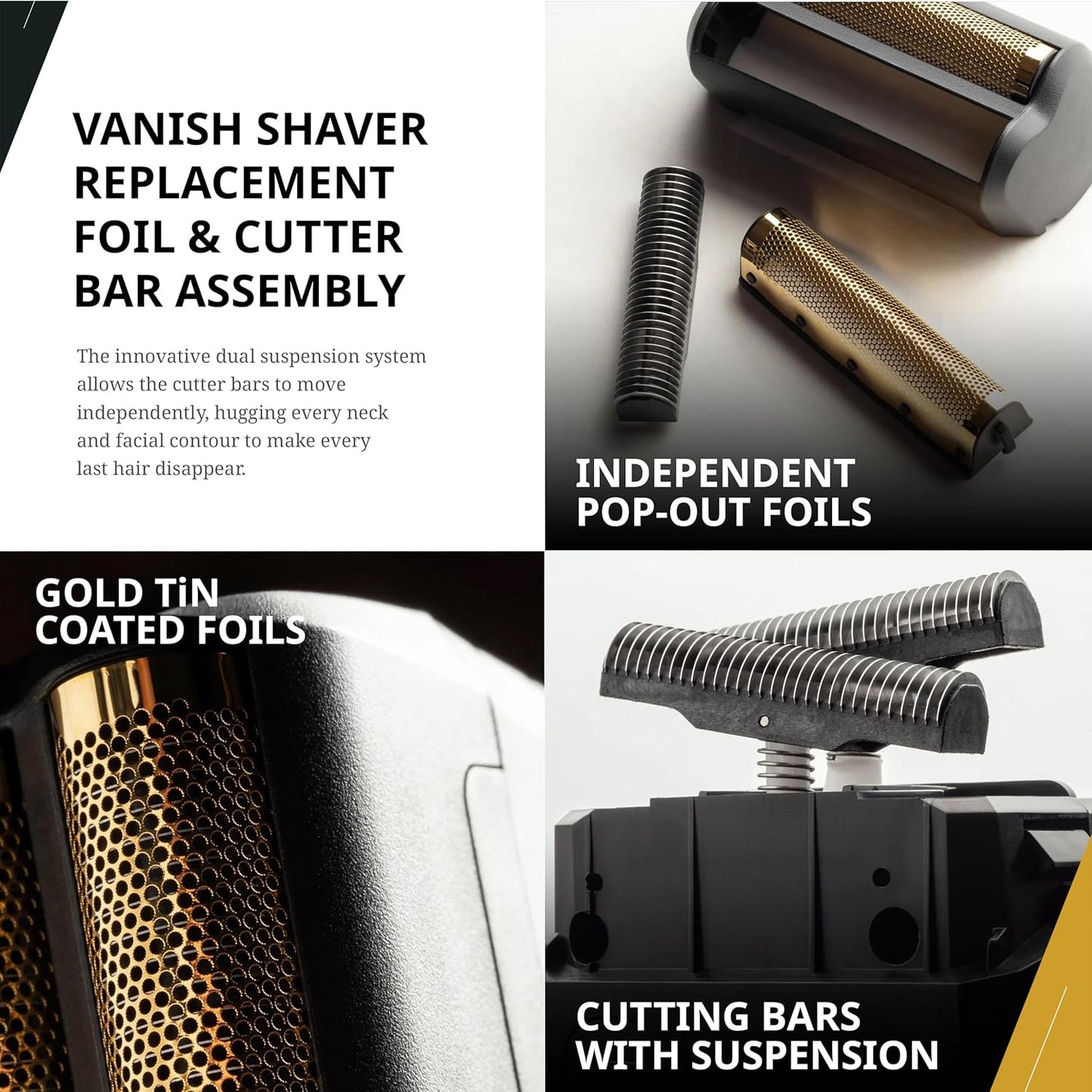 Wahl Professional 5 Star Vanish Shaver - Cordless Lithium-Ion, Ergonomic Design, 100+ Minute Runtime