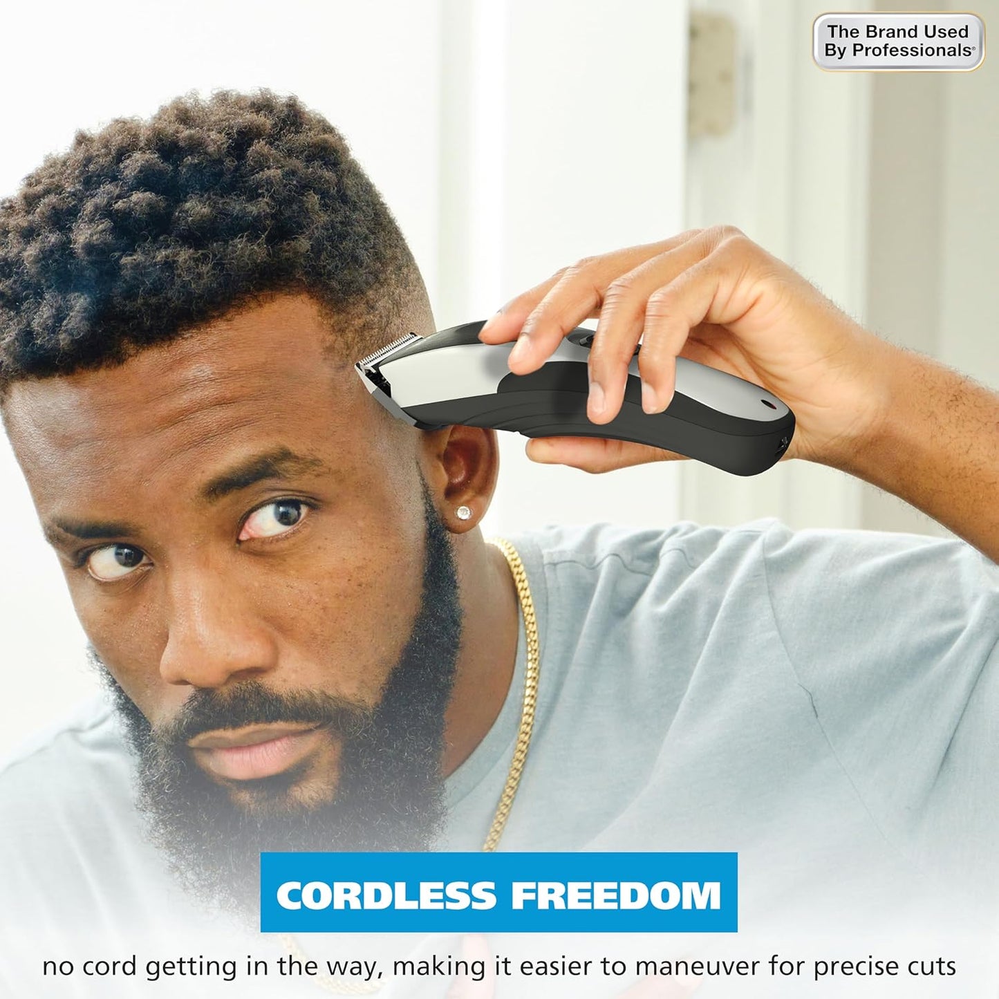 Wahl Clippers | Cordless Rechargeable Hair Clippers for Men with Precision Blades - Model 3028835