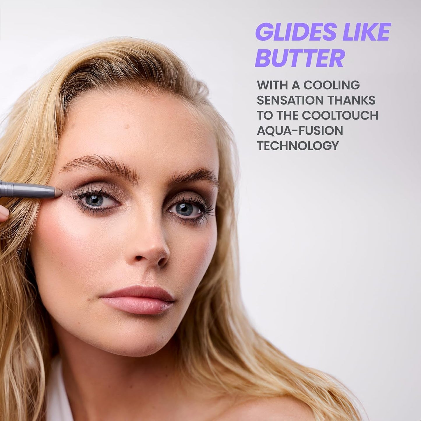 Wonderskin IYKYK Eyeshadow Stick - Budge-Proof Waterproof Matte Eye Shadow in Mink, Longwear Formula