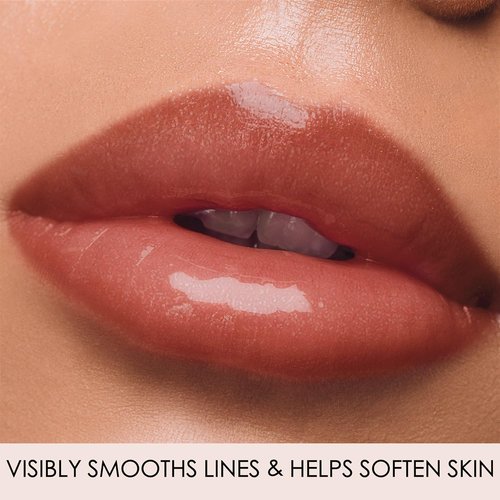 LONDONTOWN Gossamer Lip Gloss - Deep Hydrating Peachy Beige Tint | Plush Shine & Non-Sticky Balm