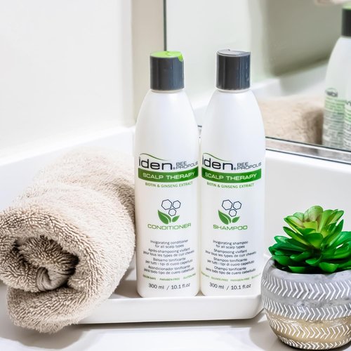 Iden Bee Propolis Scalp Therapy Conditioner - Nourishing Formula for Healthy Hair | 10.1 oz / 300 ml