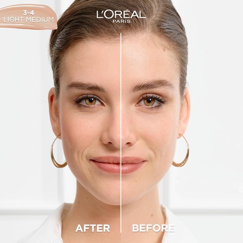 L'Oreal Paris True Match Nude Hyaluronic Tinted Serum Foundation - Light-Medium 3-4 | 1 fl. oz.
