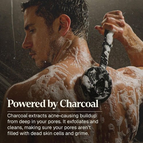 Black Wolf Deodorizing Body Wash for Men - Long-Lasting Hydrating Shower Gel - Clean Agave Scent, 16 Fl Oz