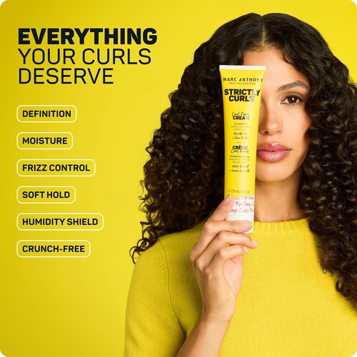 Marc Anthony Curl Cream - Defines & Softens Curly & Wavy Hair with Shea Butter & Oils | Set of 2