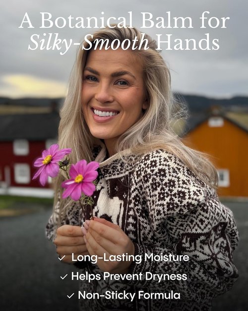 FRØYA Organics Instant Softening Hand Balm - Nourishing Shea Butter & Jojoba | 30ml Non-Sticky Formula for Dry Hands