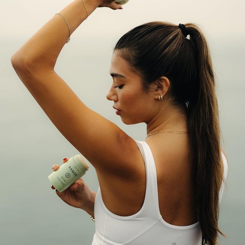 Range Essentials Restore Natural Deodorant - Eucalyptus Hinoki, Aluminum-Free, Extra Strength, Mini Travel Size (3.1oz)