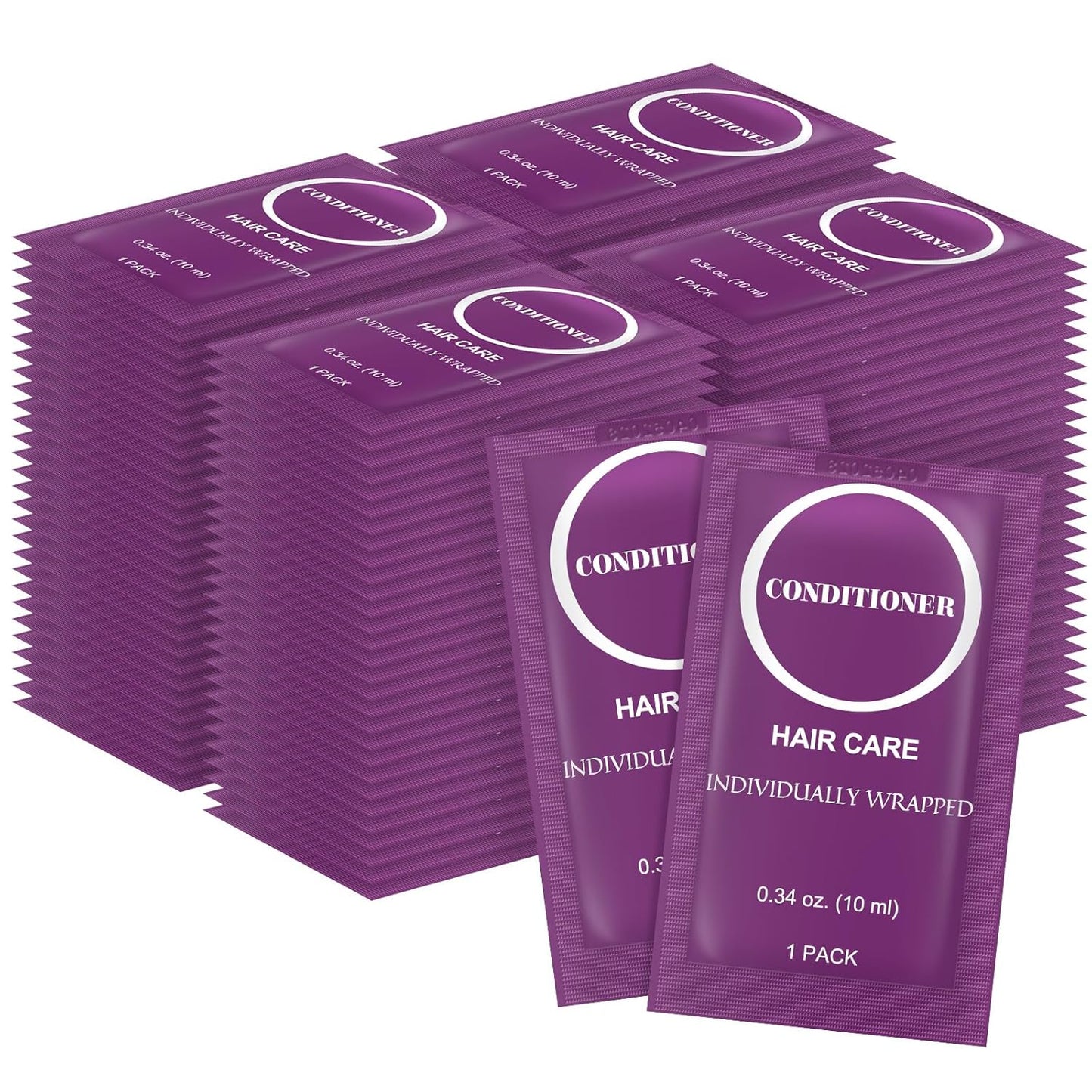 Skiennix Travel Size Conditioner - Mini Hair Conditioner 0.34 fl oz | Perfect for Hotels & Charities (100 Pack)
