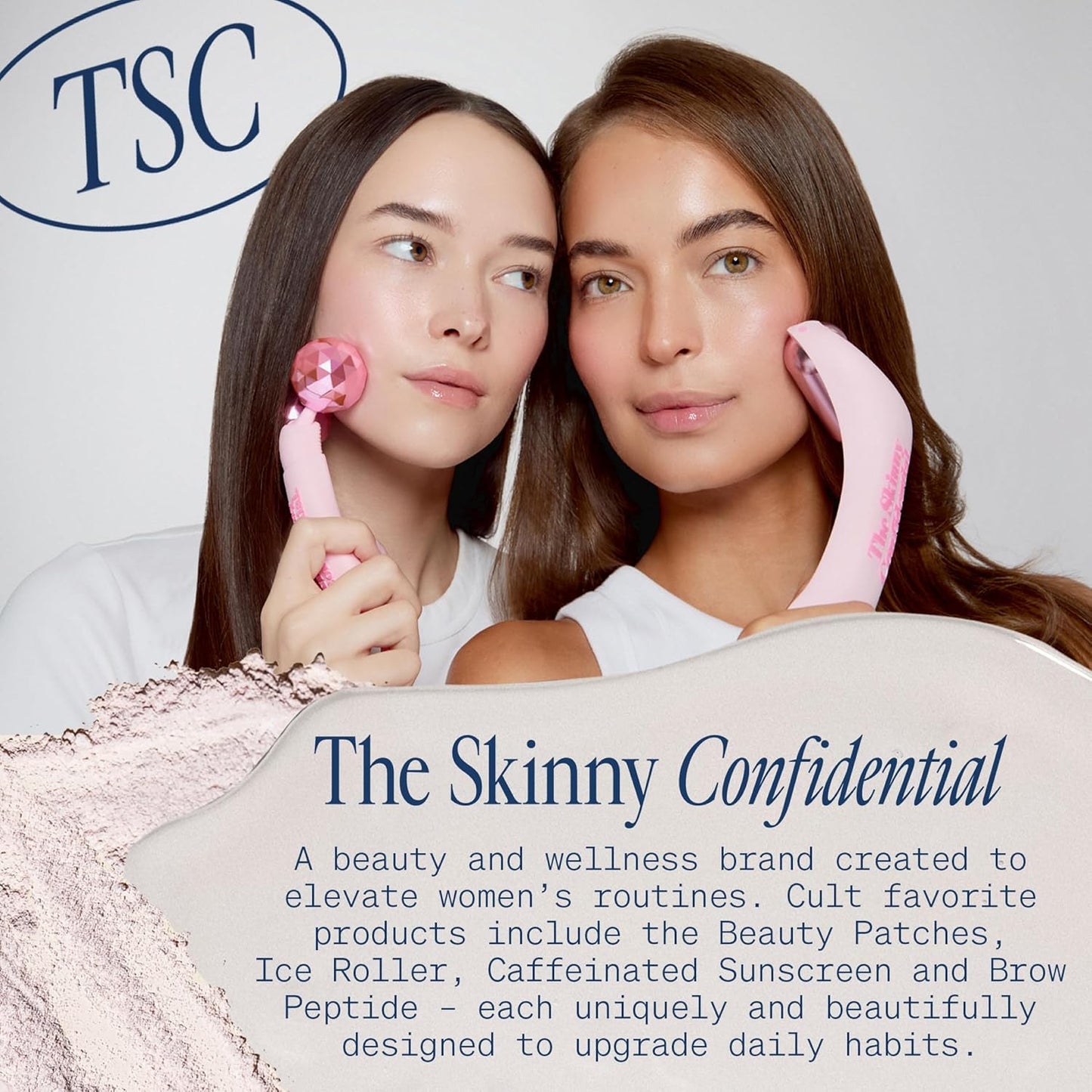 Skinny Confidential Disposable Face Towels - Silky Soft & Highly Absorbent 50 Count - Gentle Bamboo Cloths for Sensitive Skin