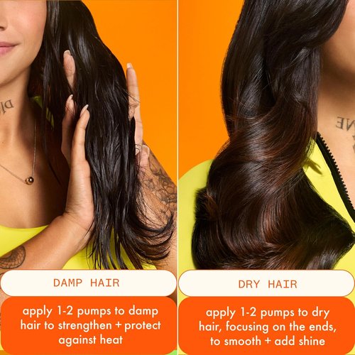 Amika Superfruit Star Lightweight Hair Styling Oil - Heat Protection, Strengthens & Reduces Breakage | For All Hair Types