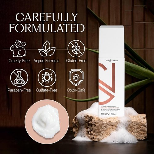 Regine Switzerland Volume Conditioner - Lightweight Formula for Fine, Color-Treated Hair | Hydrates & Adds Volume (12oz/355mL)