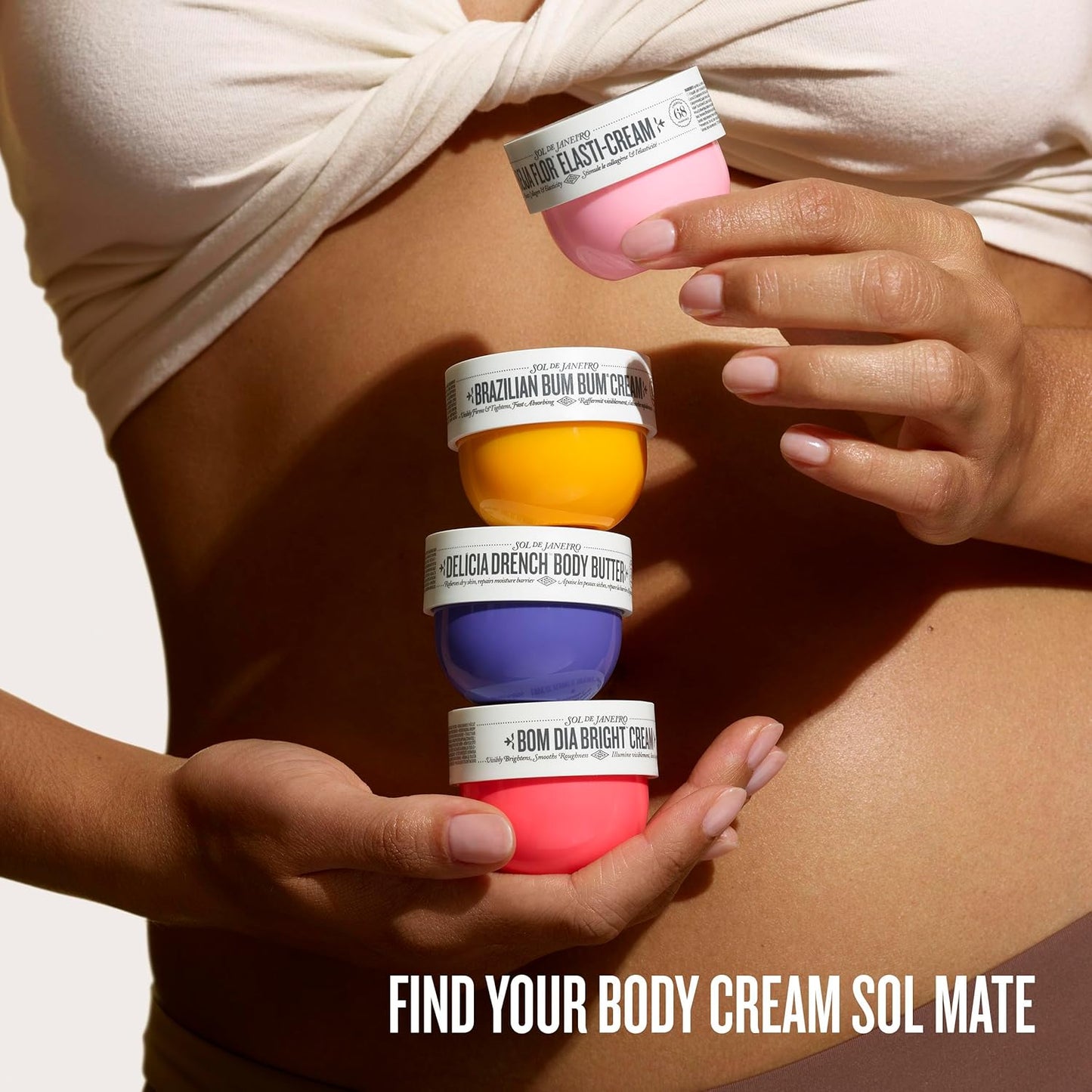 Sol de Janeiro Body Boldly Body Cream Discovery Set - Trial Size Beauty Minis Gift Set | 4 x 25mL