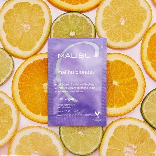 Malibu C Blondes Wellness Remedy - Revitalize Bleached & Highlighted Blonde Hair | Restore Shine with Vitamin C