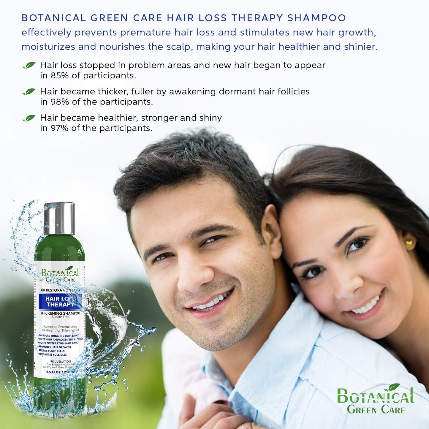 Skiennix Hair Loss Therapy Shampoo - Sulfate-Free, Strengthening & Volumizing DHT Blocker, Color Safe