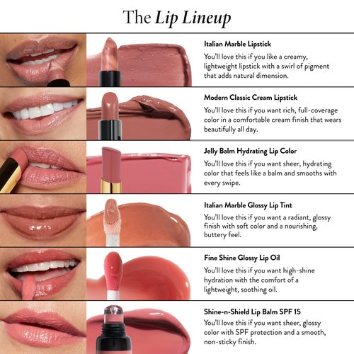 LAURA GELLER NEW YORK Italian Marble Glossy Lip Tint - Moisturizing Lip Gloss - Enriched with Shea, Mango and Cocoa Butters (02 Rosé Spritz)